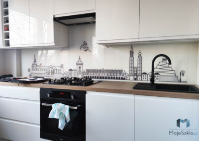 Białe Szkło Do Kuchni Krakow