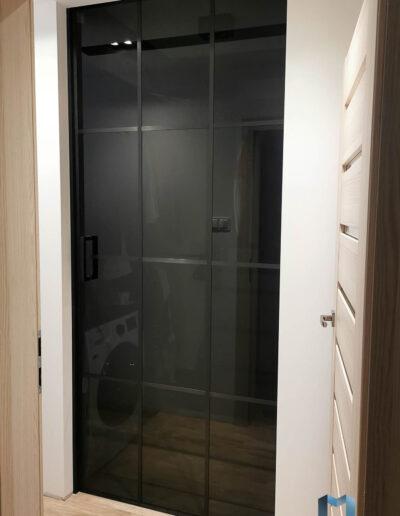 Drzwi Przesuwne Grafitowe Loft