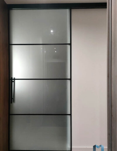 Duze Drzwi Szklane Mleczne Loft
