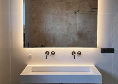 Duze Kwadratowe Lustro Led