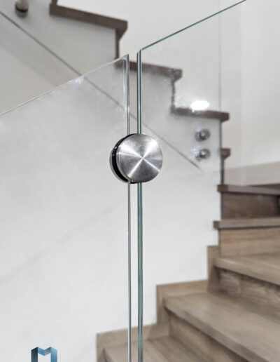 Łączniki Montażowe Szklanych Balustrad