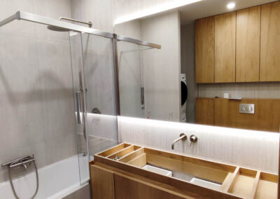 Lustra LED Prostokątne Z Montazem