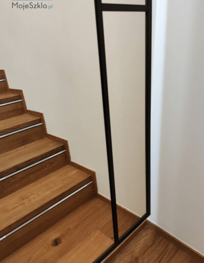 Lustro Loft Ze Szprosami
