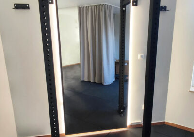 Lustro Na Silownie Z Podswietleniem