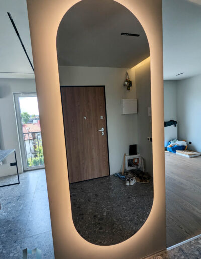 Lustro Owalne Led Na Na Wymiar