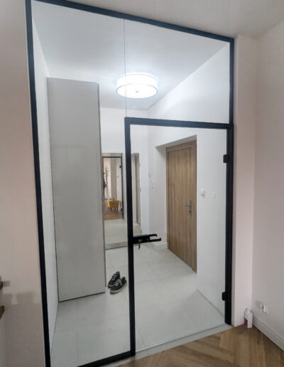 Nowoczesna Scianka Szklana Do Wiatrolapu