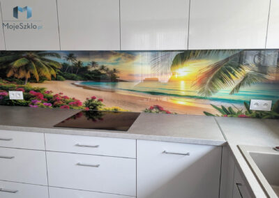 Panel Szklany Wzor Plazy