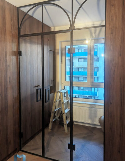 Scianka Szklana Ze Szprosami Artdeco