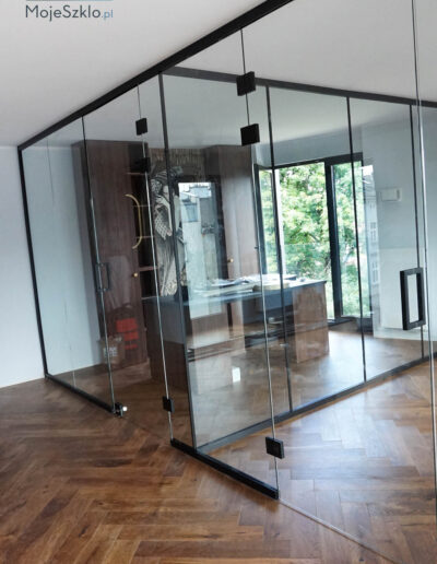 Szklane Sciany Podzial Na Strefy