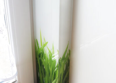 Szyba Dopasowana Do Rogu Trawa