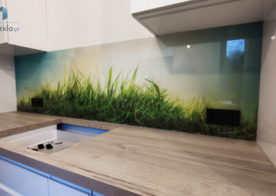 Szyba Hartowana Nad Blat Trawy