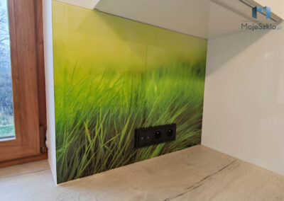 Szyba Szklana Trawa