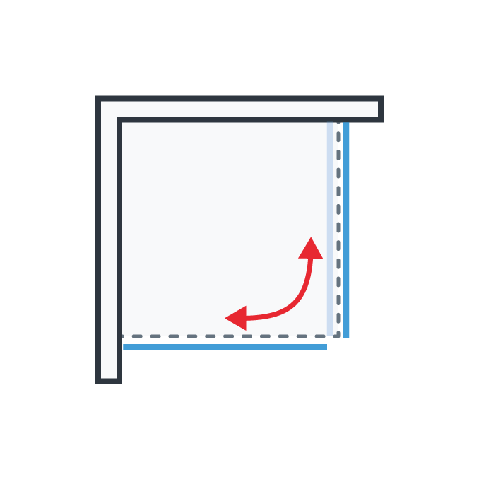 Kabina Przesuwno Skladana Rzut
