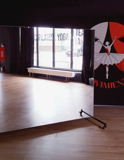 Lustro Na Kółkach Do Sali Tanecznej