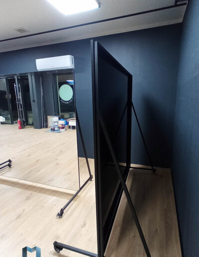 Lustro W Ramie Kółkach