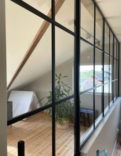 ściana Metalowa Ze Szprosami Loft