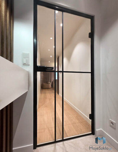 Szklane Drzwi Wewnętrzne​ W Stylu Loft