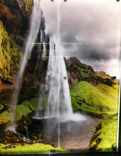 Szkło Do łazienki Wodospad