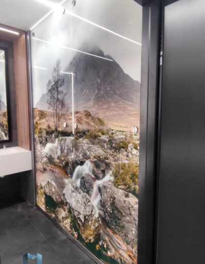 Szkło Hartowane Na ścianę Do łazienki Led