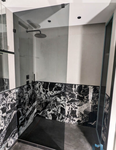 Szyba Walk In Grafitowa